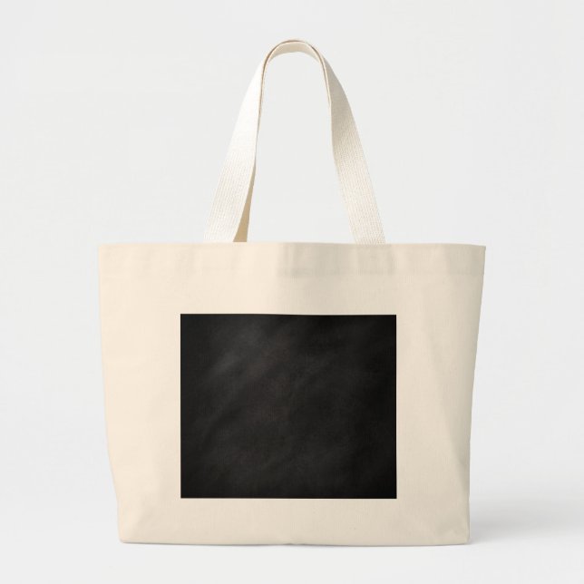 Grand Tote Bag Texture du tableau noir rétro (Devant)