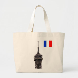 Grand Tote Bag The Eiffel Tower Paris France