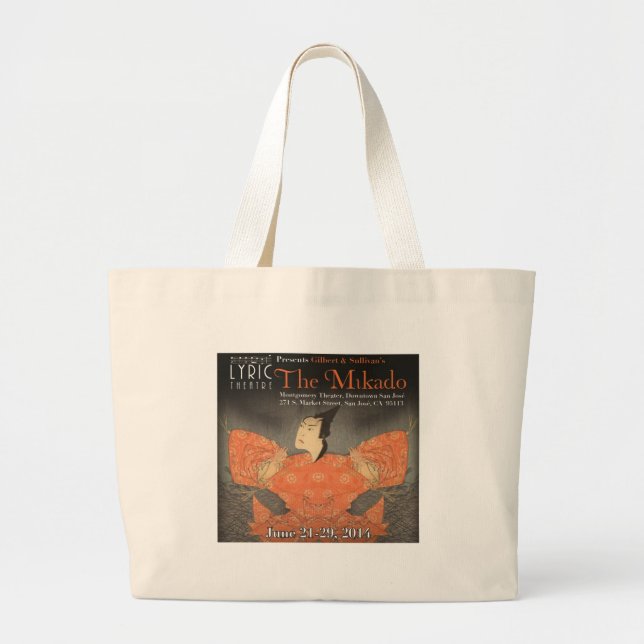 Grand Tote Bag Théâtre lyrique -- Mikado 2014 (Devant)