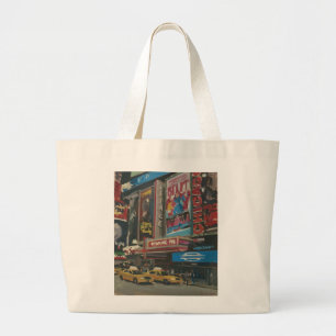Grand Tote Bag Times Square lumineux 2012 de lumières
