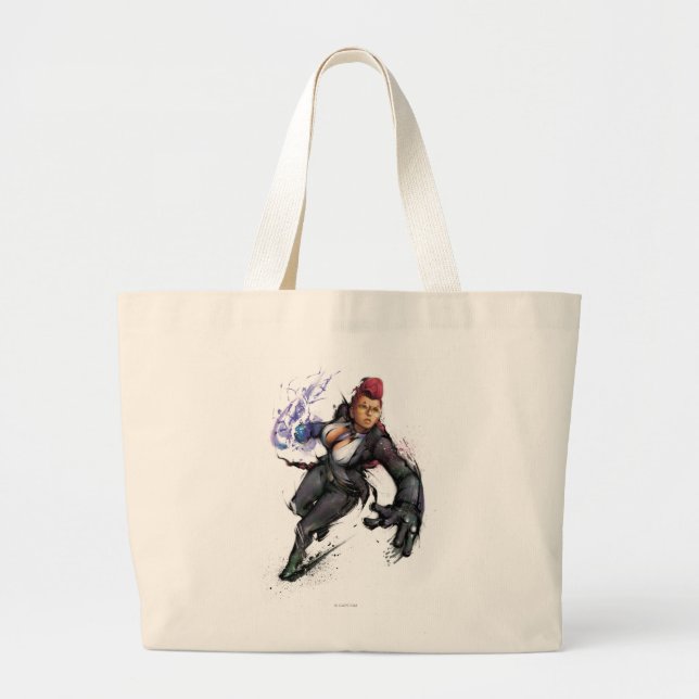 Grand Tote Bag Tiret de vipère (Devant)