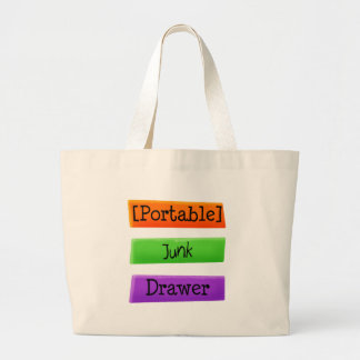 Grand Tote Bag Tiroir portatif d'ordure