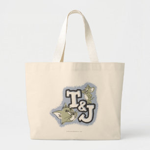 Grand Tote Bag Tom and Jerry T&J Logo