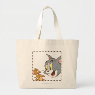 Grand Tote Bag Tom et Jerry Stamp