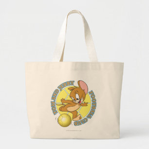 Grand Tote Bag Tom et le football de Jerry (le football) 4
