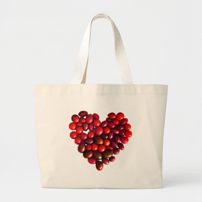 Grand Tote Bag Tomates Heart (Devant)
