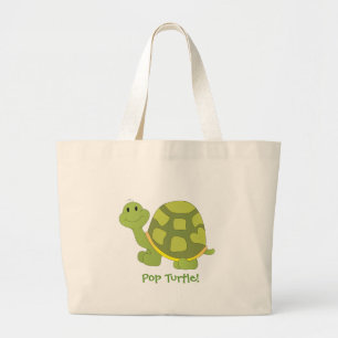 Grand Tote Bag Tortue de bruit !