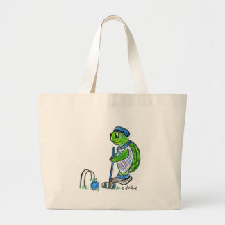 Grand Tote Bag Tortue de croquet