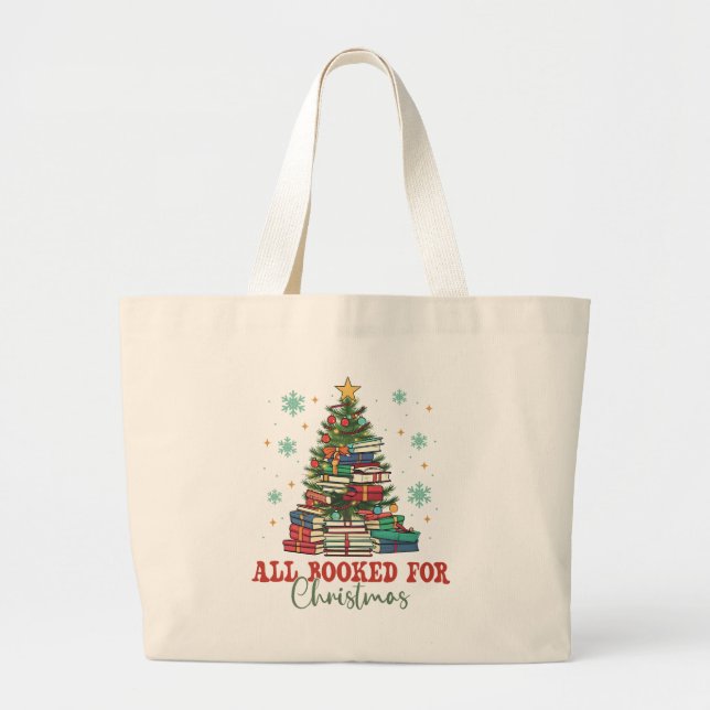 Grand Tote Bag Tous Réservés Pour Noël (Devant)