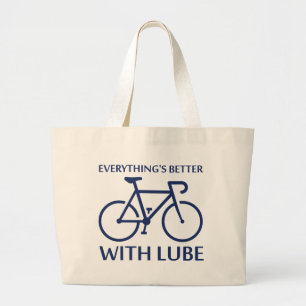 Grand Tote Bag Tout va mieux avec Lube