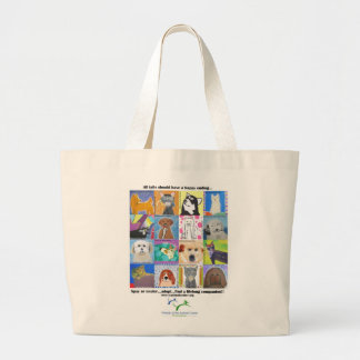 Grand Tote Bag Toutes les queues devraient avoir une fin