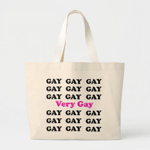 Grand Tote Bag Très gay