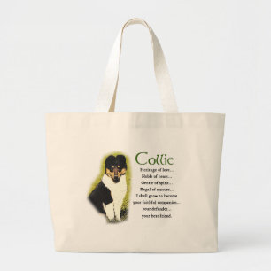 Grand Tote Bag Tri Color Rough Collie Toxits
