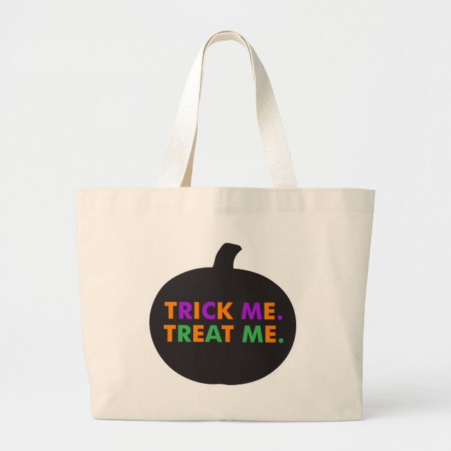 Grand Tote Bag Trick Me Traite, Couleurs Multiples (Devant)