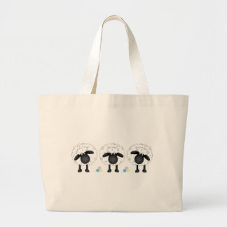 Grand Tote Bag Trio des moutons