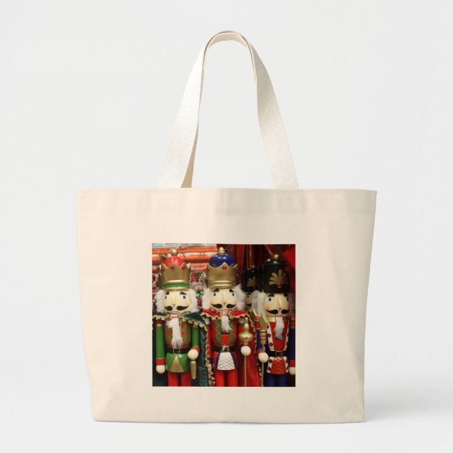 Grand Tote Bag Trois Craqueurs Sages - Soldats Casse-Noix (Devant)
