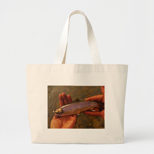 Grand Tote Bag Trout à Hands (Devant)