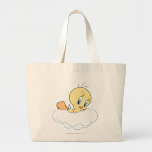 Grand Tote Bag Tweety Dans Les Nuages Pose 3