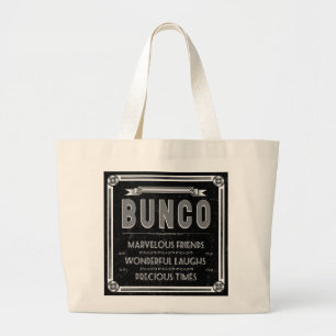 Grand Tote Bag Typographie de cru de Bunco