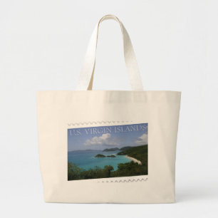 Grand Tote Bag U.S. Les Îles Vierges - baie du tronc de St John