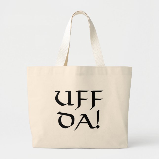 Grand Tote Bag Uff DA ! (Devant)