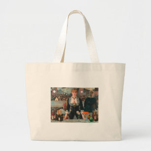 Grand Tote Bag Un bar aux Folies-Bergère Edouard Manet