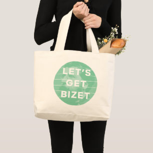 Grand Tote Bag Un jeu de mots pour le compositeur préféré de B
