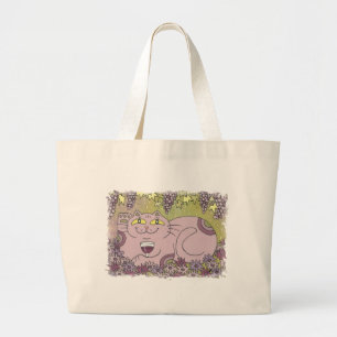 Grand Tote Bag Un verre parfait de pinot noir