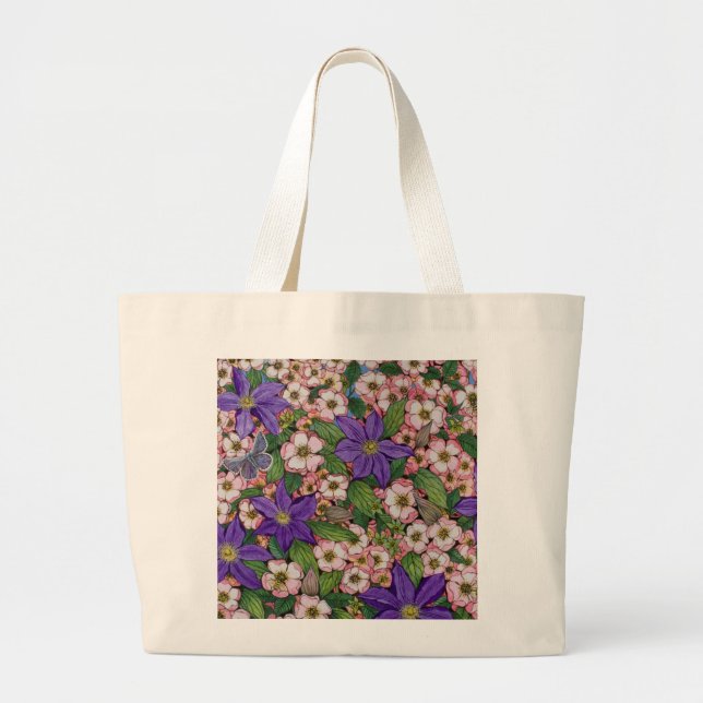 Grand Tote Bag Une correction pourpre 2011 (Devant)