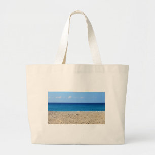 Grand Tote Bag Une Plage Parfaite