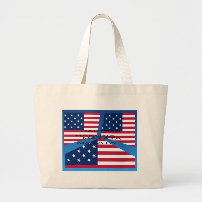 GRAND TOTE BAG USA HAKUNA MATATA (Devant)