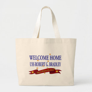 Grand Tote Bag USS à la maison bienvenu Robert G. Bradley