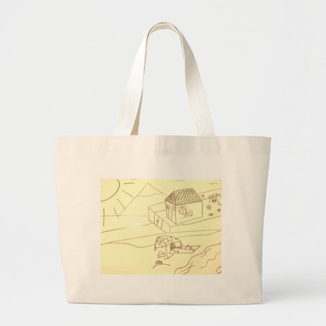 Grand Tote Bag Vacances (Devant)