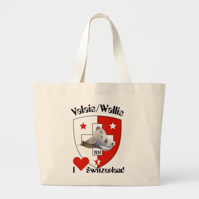 Grand Tote Bag Valais / Valais (Devant)