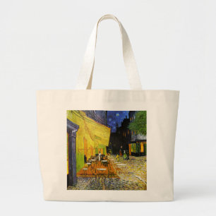 Grand Tote Bag Van Gogh, "Café Terrasse at Night" Parc d'ー ジ just