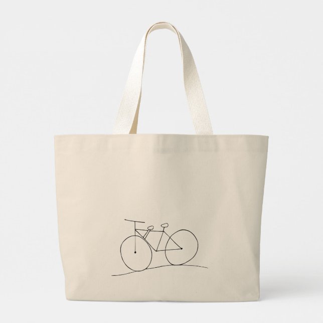 Grand Tote Bag Vélo avec deux sièges Fourre-tout (Dos)