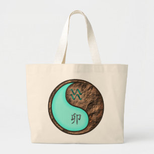 Grand Tote Bag Verseau & Lapin de Terre