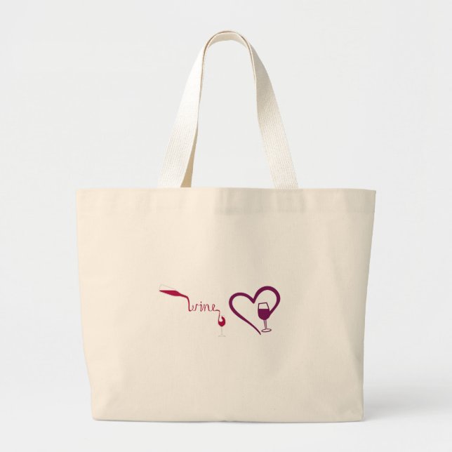 GRAND TOTE BAG **VERSER CE VIN** "FOURRE-TOUT" (Devant)