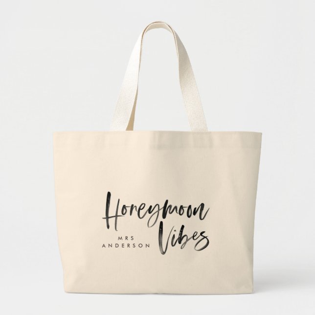 Grand Tote Bag Vibes lune de miel (Devant)