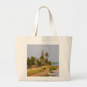 Grand Tote Bag Ville côtière de Galle, Sri Lanka Souvenir de voya
