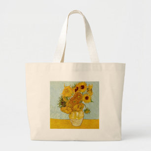 Grand Tote Bag Vincent Van Gogh 12 Tournesols Impressionniste