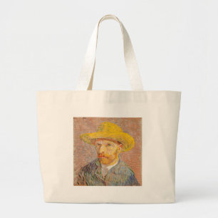 Grand Tote Bag Vincent Van Gogh Auto-portrait peinture impression