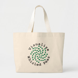 Grand Tote Bag Visualisez les pois tourbillonnés 2