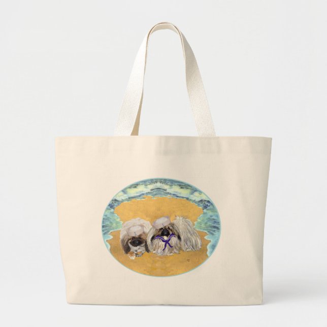 Grand Tote Bag Voile Pekingese (Devant)