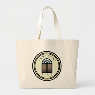Grand Tote Bag Volets fermés !