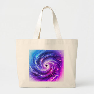 Grand Tote Bag Vortex cosmique : l'embrace de la gravité