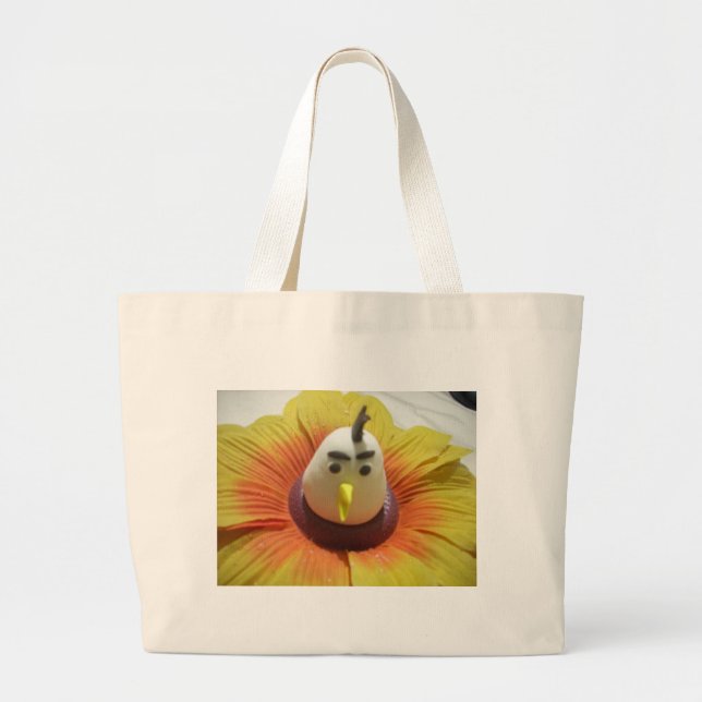 Grand Tote Bag Vous devriez marcher vos oiseaux tous les jours (Devant)