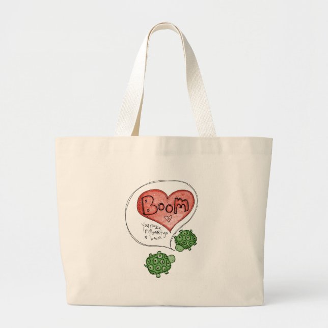 Grand Tote Bag vous faites mon coeur (Devant)