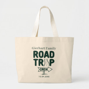 Grand Tote Bag Voyage sur mesure annuel en famille