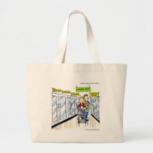 Grand Tote Bag Walrus Frozen Food Section Funny